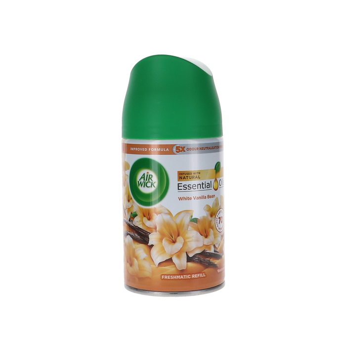 Airwick Freshmatic Essential Oil Navul 250 ml White Vanilla Bean