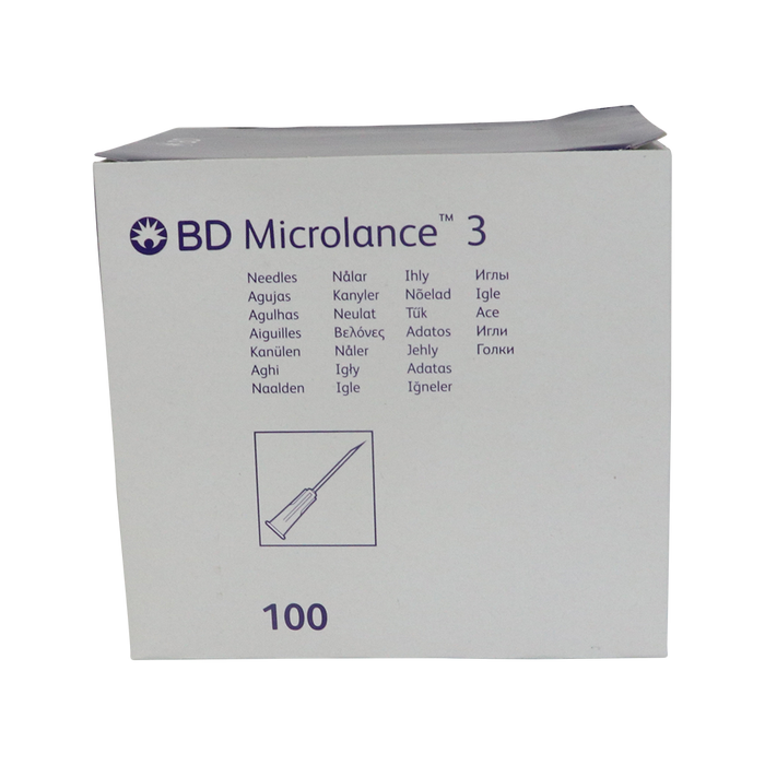 BD Microlance injectienaalden 21G groen 0,8x50mm 100 stuks (301155)
