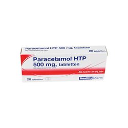Healthypharm Paracetamol Tabletten 500mg, 20 stuks