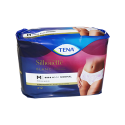 TENA Silhouette Norm wit - Lage Taille - Medium, 12st (795512)