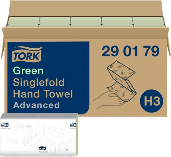 Tork Z 形折叠毛巾 H3，15x2 件 (290179)