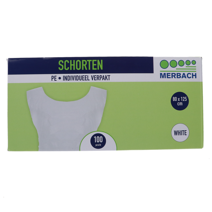 Merbach Schorten PE Individueel verpakt (100 stuks)