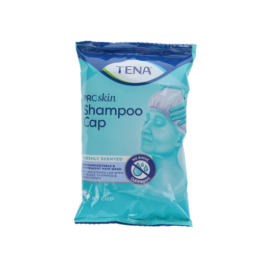 Afbeelding TENA Shampoo Cap - Verfrissende Wasbeurt zonder Water