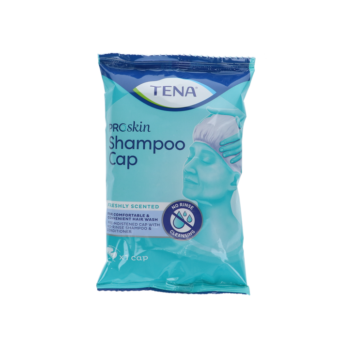 Afbeelding TENA Shampoo Cap - Verfrissende Wasbeurt zonder Water