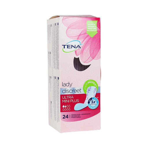 Afbeelding TENA Discreet Ultra Mini Plus Inlegkruisjes - 24 stuks