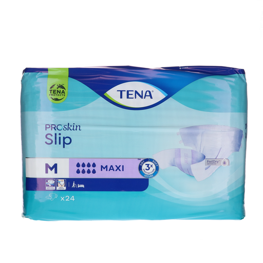 Afbeelding TENA Slip Maxi Medium - 24 stuks Incontinentieluiers