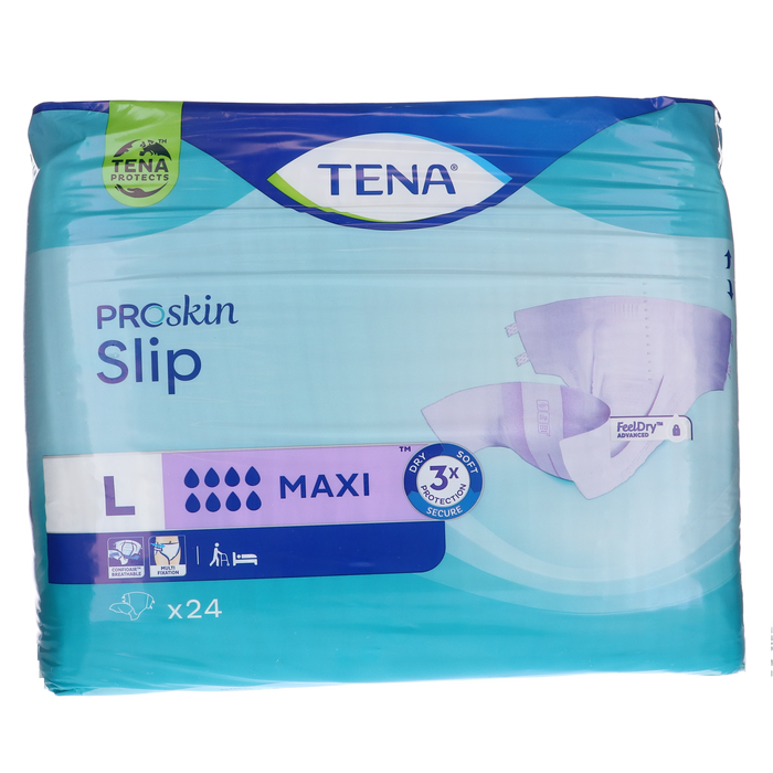 Afbeelding TENA Slip Maxi Large - Ultieme Bescherming, 24 stuks