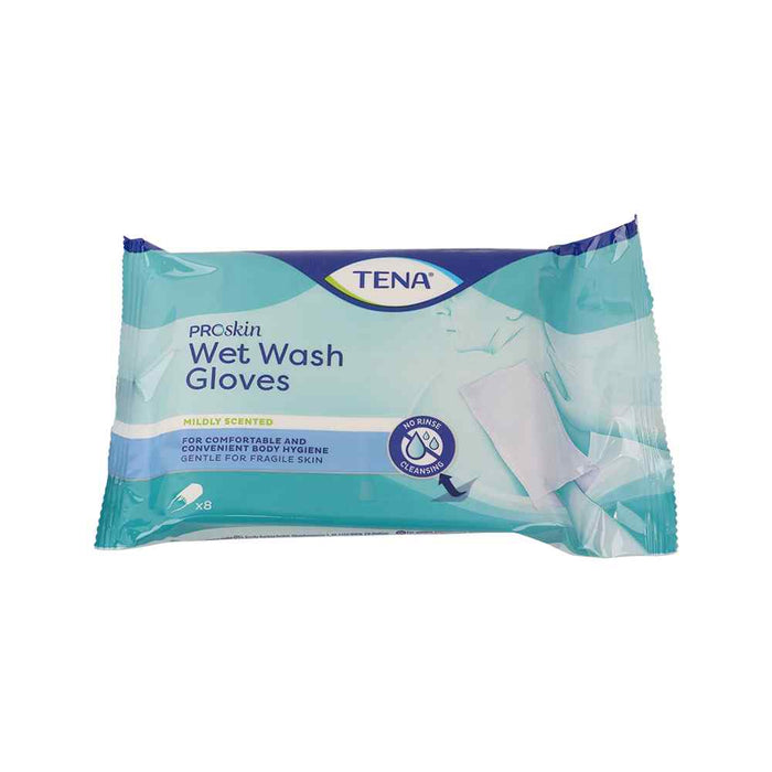 Afbeelding TENA Proskin Milde Geur Washandjes - 8 stuks