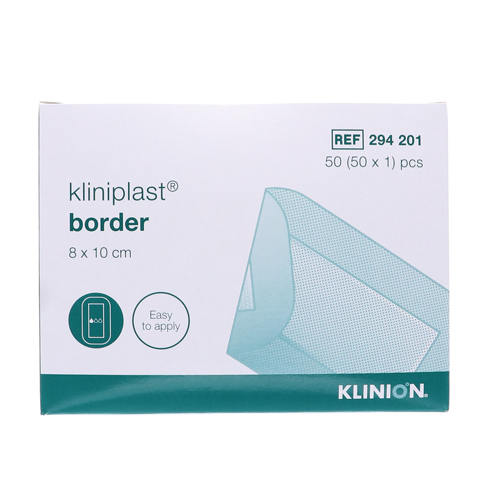 Afbeelding Kliniplast Border wondkussen 8x10cm, 50 stuks