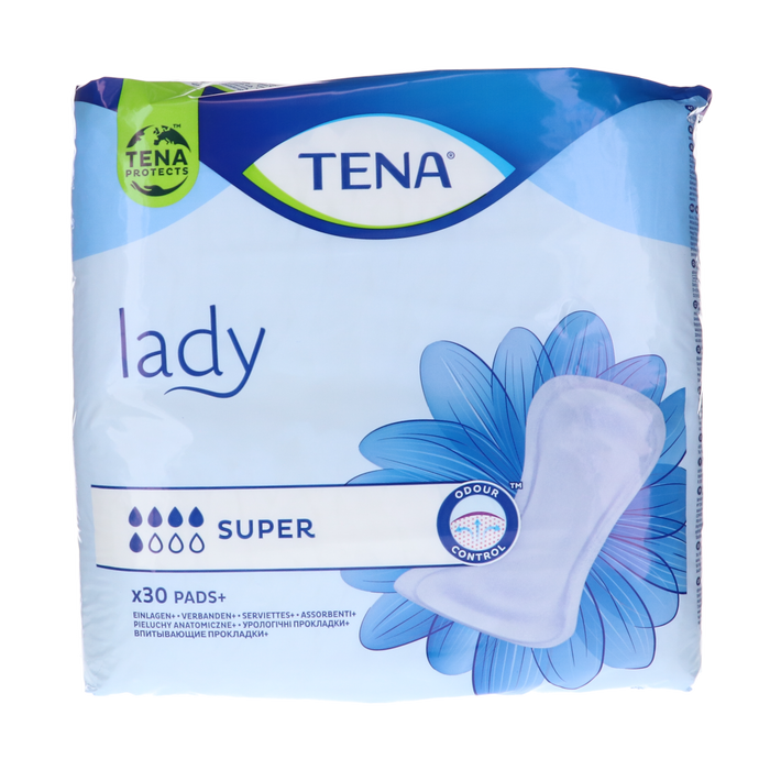 Afbeelding TENA Lady Super Inlegkruisjes - 30 Stuks