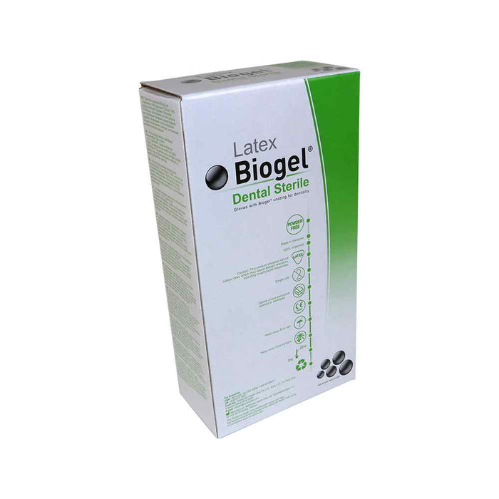 Biogel Dental latex poedervrij, steriel, mt 6,5 (10paar)