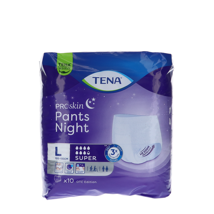 Afbeelding TENA ProSkin Pants Night Super Large - 10 Stuks