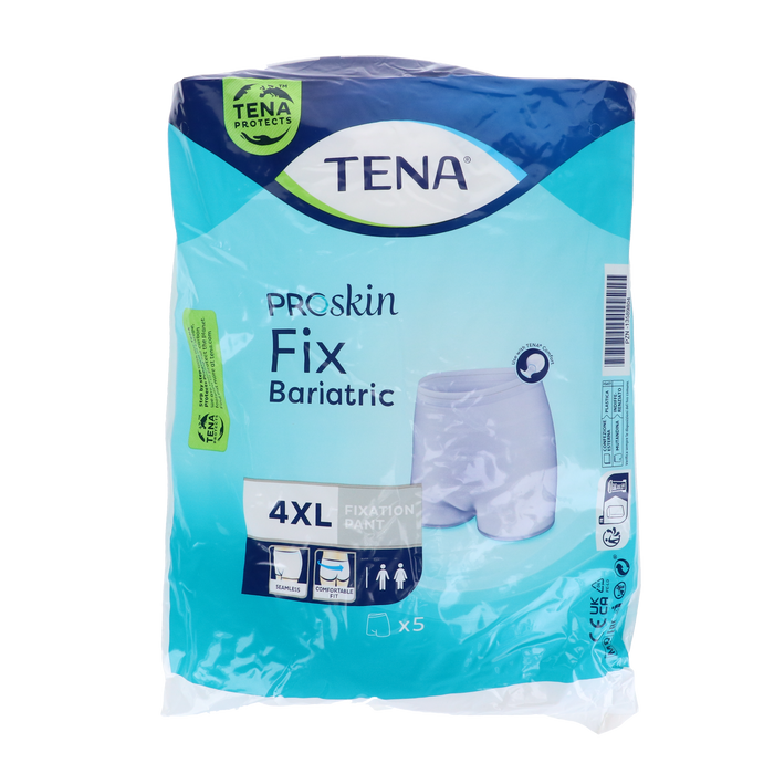 Afbeelding TENA Fix Bariatric 4XL - 5 Stuks | Comfortabele Fixatiebroekjes