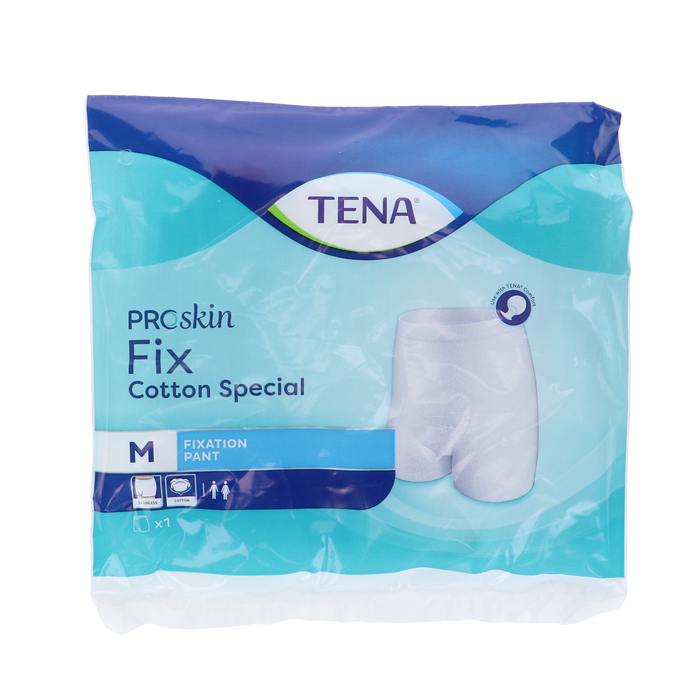 Afbeelding TENA Fix Cotton Special - Maat M - Comfortabele Ondersteuning voor Incontinentiezorg - 1 Stuk