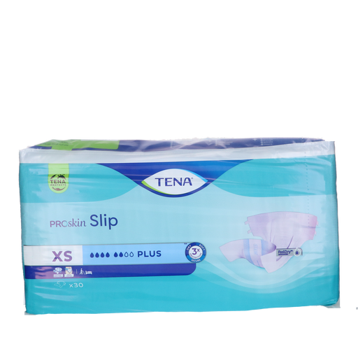 Afbeelding TENA Slip Plus XS - Extra Comfort en Bescherming, 30 stuks