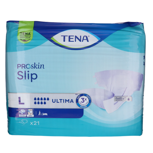 Afbeelding TENA Slip Ultima L - 21 Stuks | Maximale Bescherming & Comfort