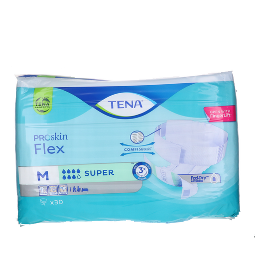 Afbeelding TENA Flex Super M - Absorberende Inleggers (30 stuks)