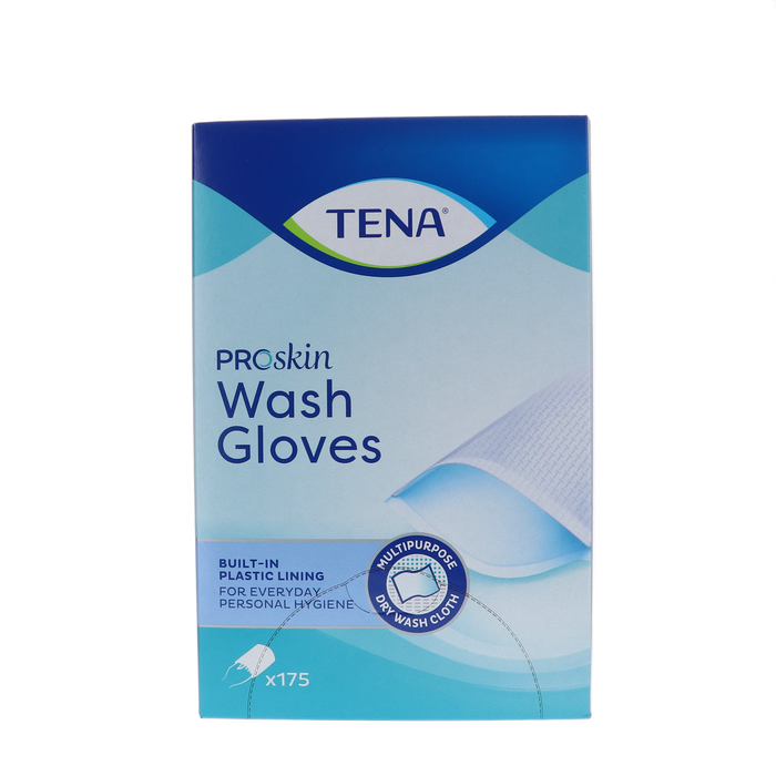 Afbeelding TENA ProSkin Wegwerp Washandjes - 175 Stuks