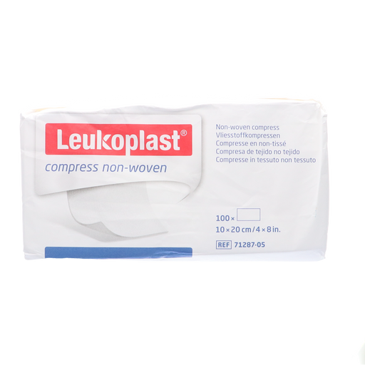 Afbeelding Leukoplast Non-Woven Kompressen - Niet Steriel - 10x20cm - 100 Stuks