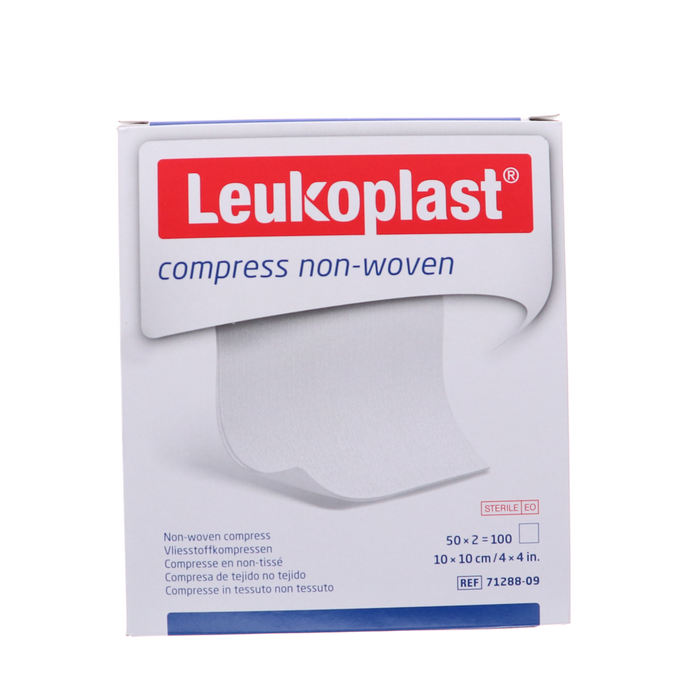 Afbeelding Leukoplast Steriele Non-Woven Kompressen 10x10cm - 25 stuks