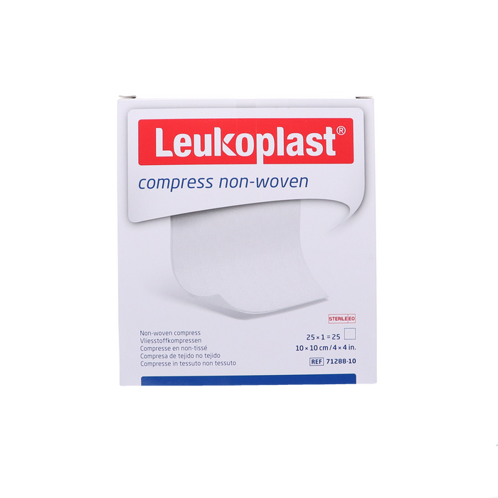 Afbeelding Steriele Non-Woven Leukoplast Kompressen 10x10cm - 100 stuks