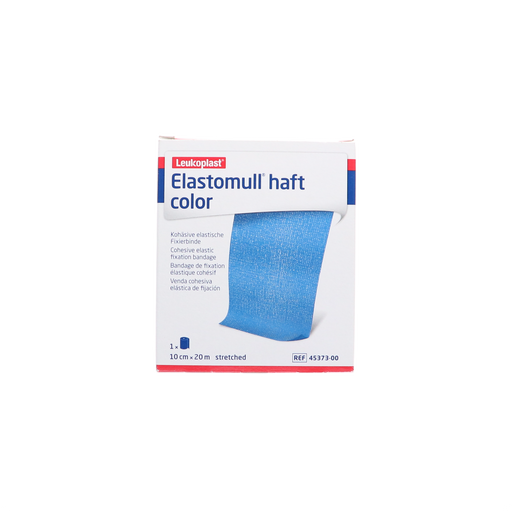 Afbeelding Elastomull Haft fixatiewindsel, zelfklevend, 10cmx20m, blauw, 1st (45373-00)