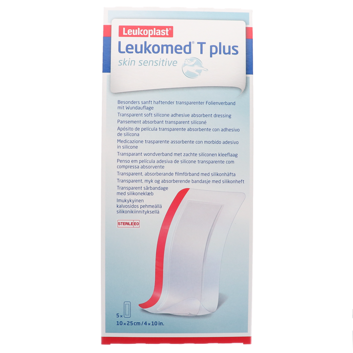 Afbeelding Leukomed T Plus Skin Sensitive, steriel 10x25cm, 5st (76178-03)