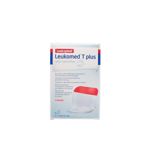 Afbeelding Leukomed T Plus Skin Sensitive, steriel 7,2x5cm, 5st (76178-00)