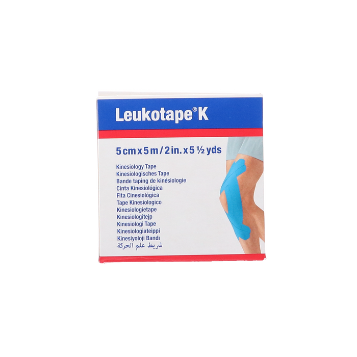 Afbeelding Leukotape Elastisch Kleefverband Lichtblauw 5cm x 5m - Speciaal voor Sportblessures (1 stuk)