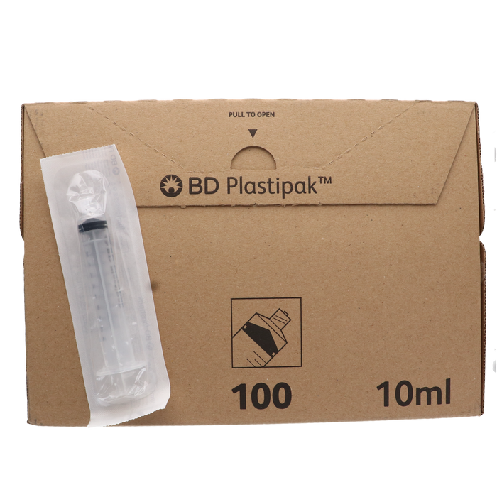 Afbeelding BD Plastipak injectiespuit 10ml 3-delig luer-lock 100 stuks (305959)