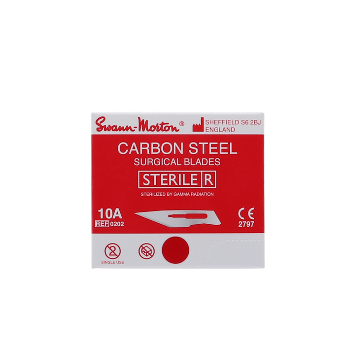 Swann Morton Mesje steriel #10A (rood) - 100st (0202)