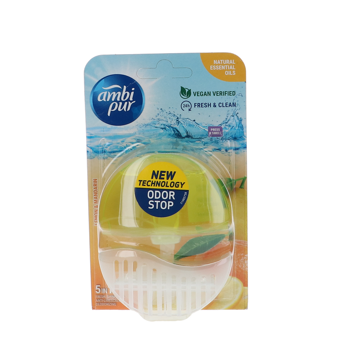 Ambi Pur Wc Flush+Refill 55 ml Lemon & Mandarin 5in1 (5652)