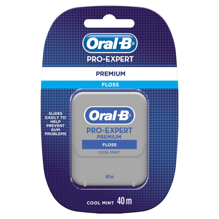 Oral B Floss Pro Expert 40m Prem Cool Mint