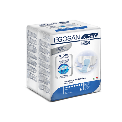 Afbeelding EGOSAN X-Dry Incontinentieslip - XLarge (8 stuks)