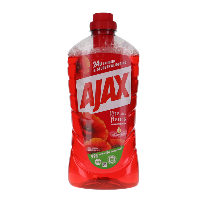 Ajax Allesreiniger 1000 ml. Rode bloem