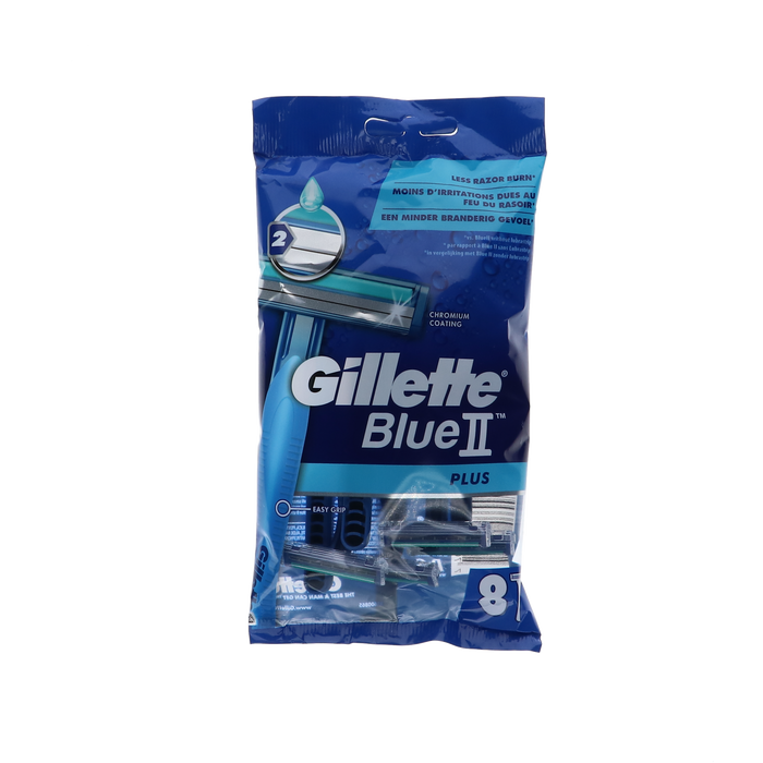 Gillette Blue II Plus Disposable Razors 8s