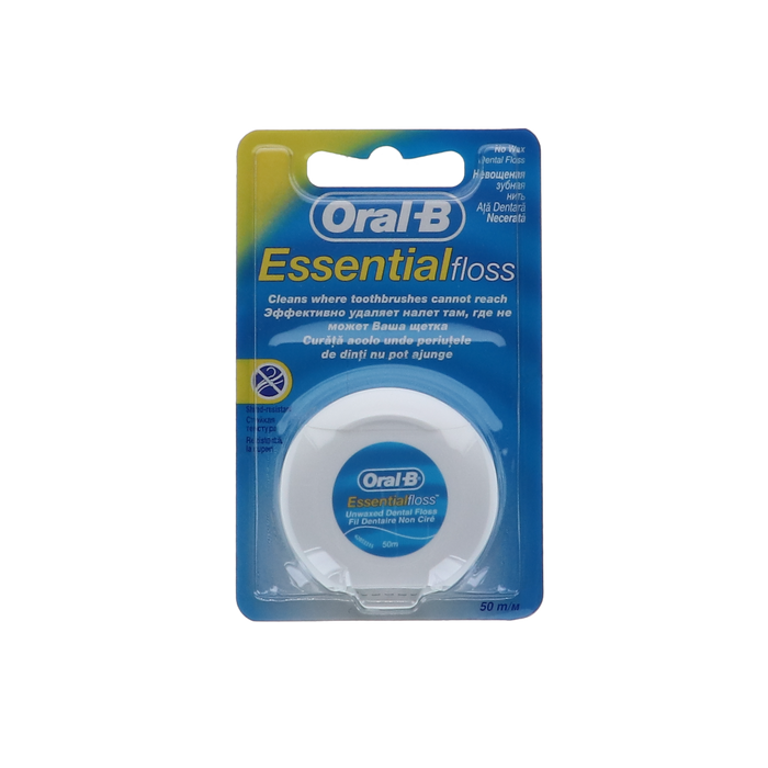 Oral B Floss Essential 50m Regular Non Wax