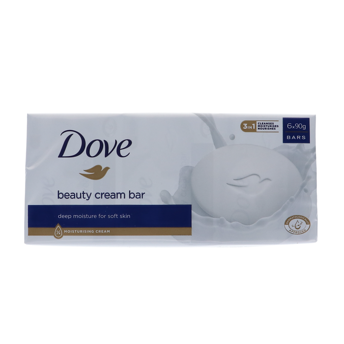 Dove Soap 90g Cream Bar 6 Pack