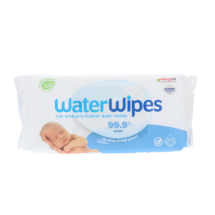 WaterWipes Sensitive Newborn Bio Baby Wipes 60s