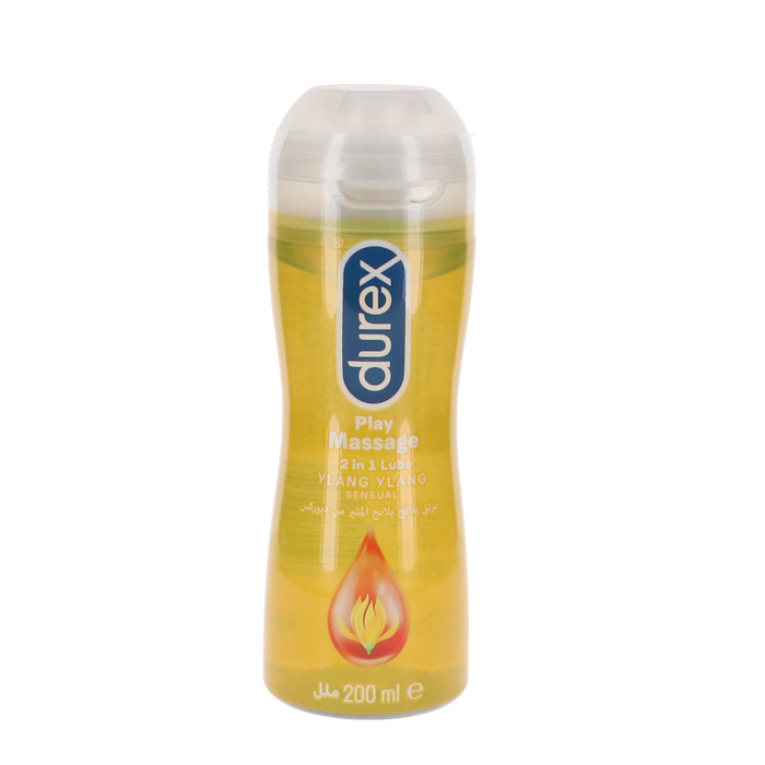 Durex Lube 200ml 2in1 Sensual fles productfoto