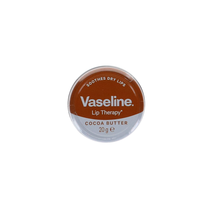 Vaseline Lip Therapy – Cocoa butter- 20gram in verpakking