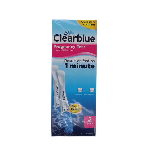 Clearblue Zwangerschapstest snelle detectie verpakking 2 stuks