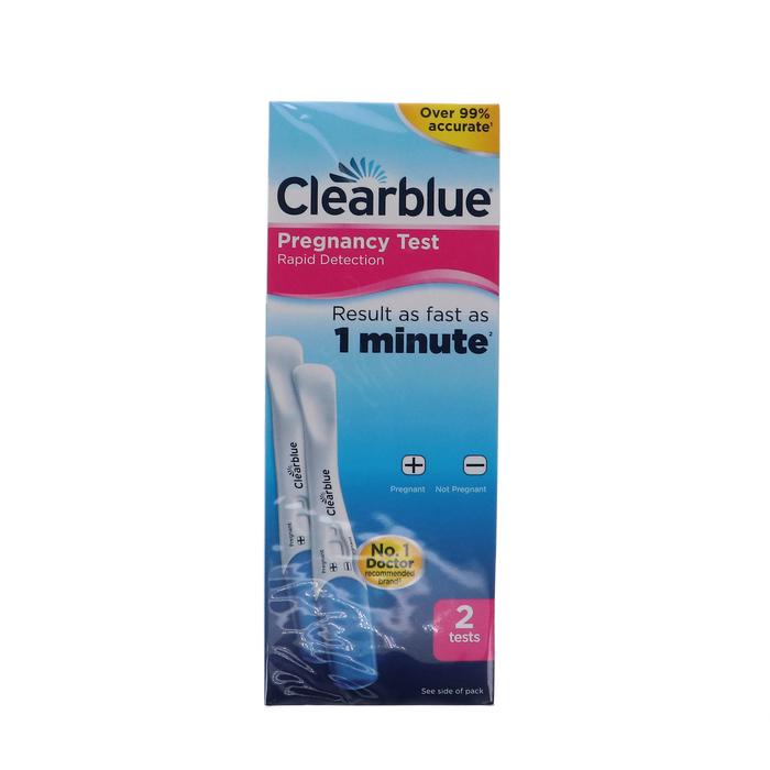 Clearblue Zwangerschapstest snelle detectie verpakking 2 stuks