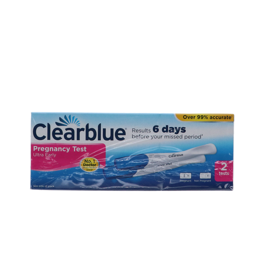 Clearblue Zwangerschapstest Ultravroeg verpakking met 2 tests