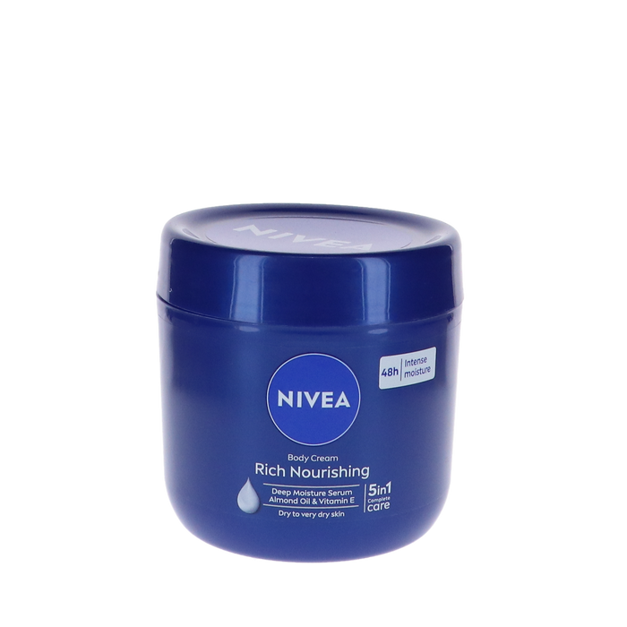 Afbeelding van Nivea Crème Rich Nourishing 400ml, intensieve hydratatie voor droge huid