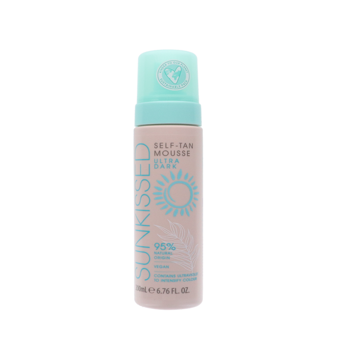 Sunkissed Self Tan Mousse 200ml Ultra Dark flacon