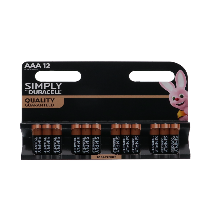 Afbeelding van Duracell Simply Batterijen AAA, 12 stuks