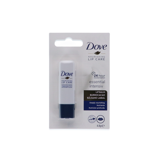 Afbeelding van Dove Lip Balm 24hr Deep Nourishing lippenbalsem in stickvorm.