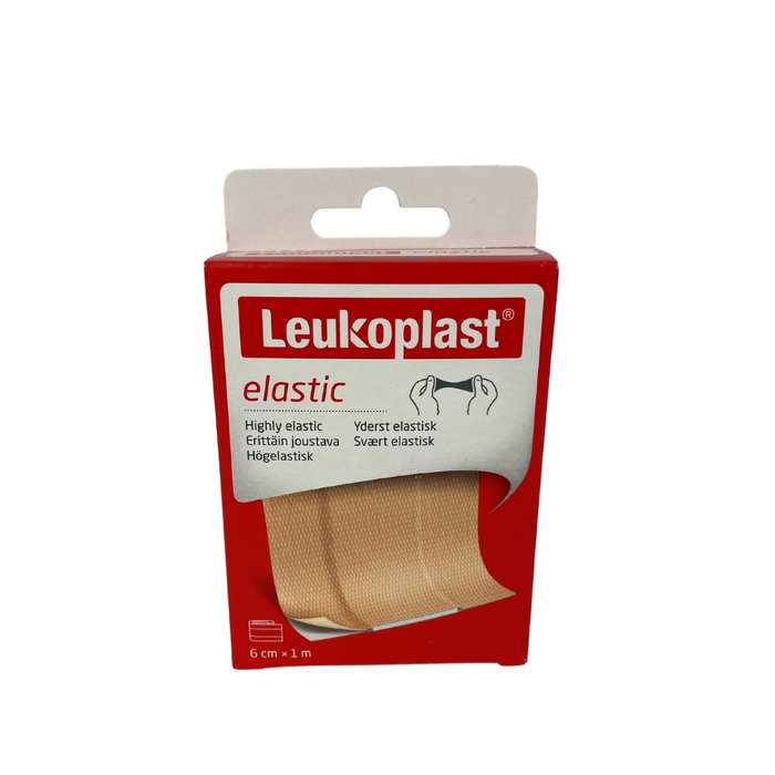 Leukoplast 弹性伤口膏药，1米x6厘米，10片