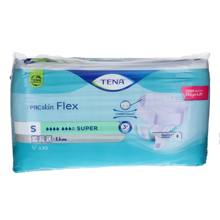 Afbeelding TENA Flex Super - Small, 30 stuks (Maximale Bescherming)